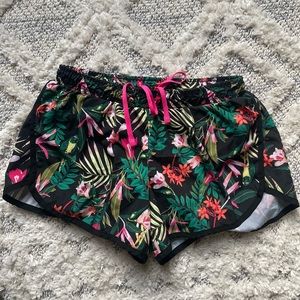Old Navy Active Running Training Shorts Multi Color Tropical Size XS Extra Small